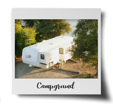 campground polaroid